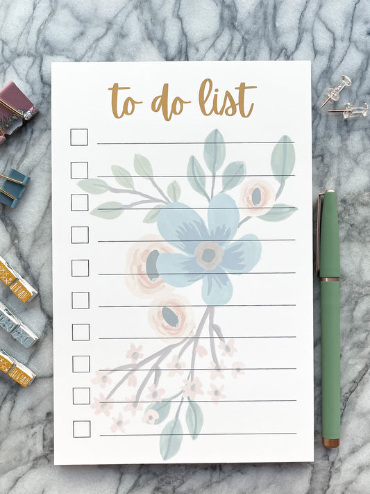 Vine To Do List Notepad