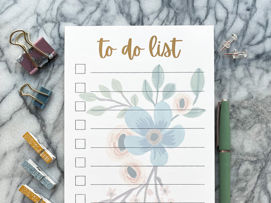 Vine To Do List Notepad