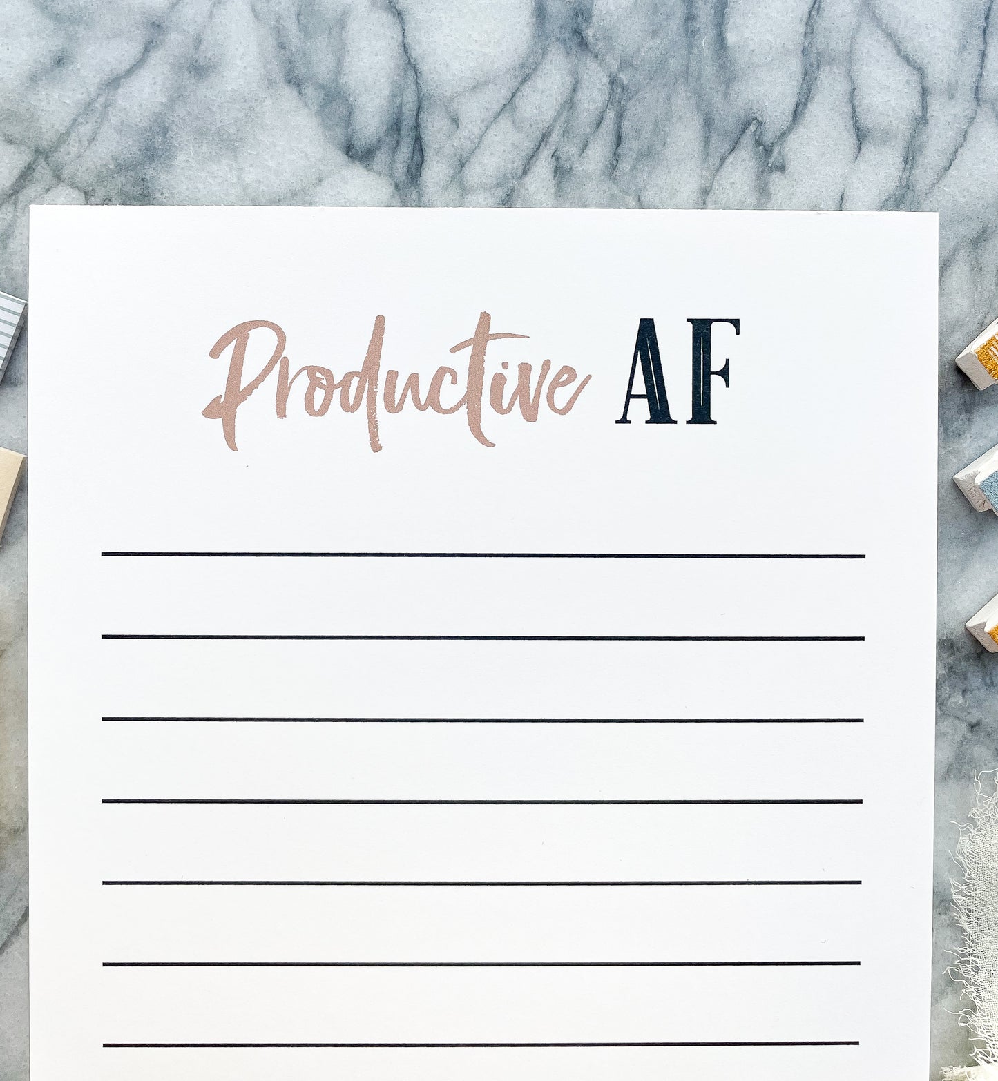 Productive AF Notepad