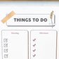 Washi Tape Things To Do Notepad