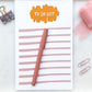 Bold Squiggly Line Notepad