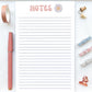 Happy Flower Notes Notepad