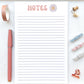 Happy Flower Notes Notepad