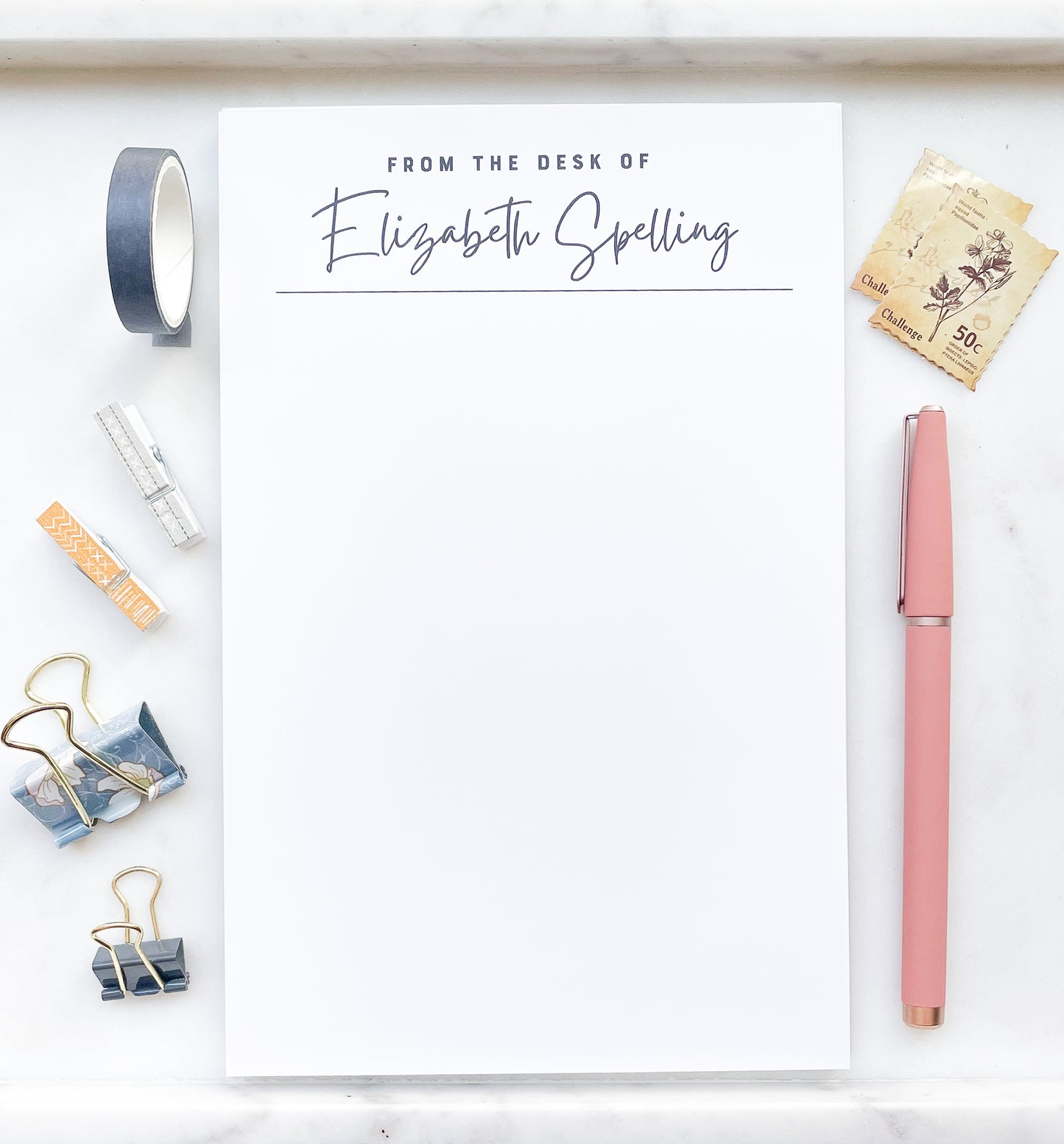 From The Desk Of Personalized Stationery